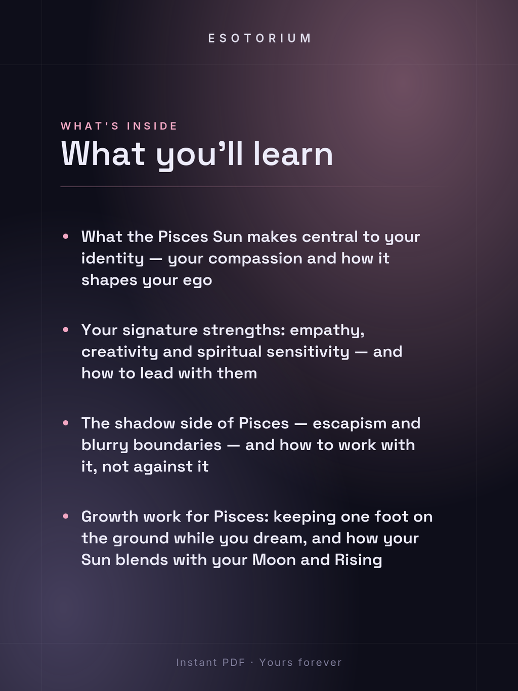 Sun in Pisces — Meaning in Your Birth Chart — What's inside