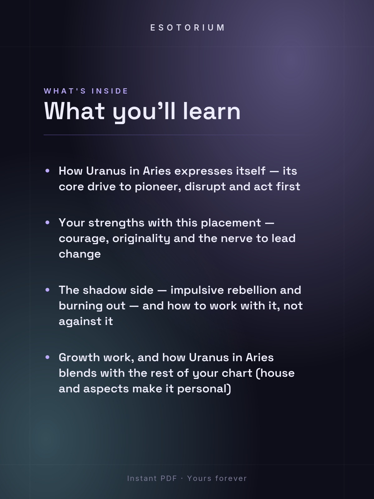 Uranus in Aries — Meaning in Your Birth Chart — What's inside