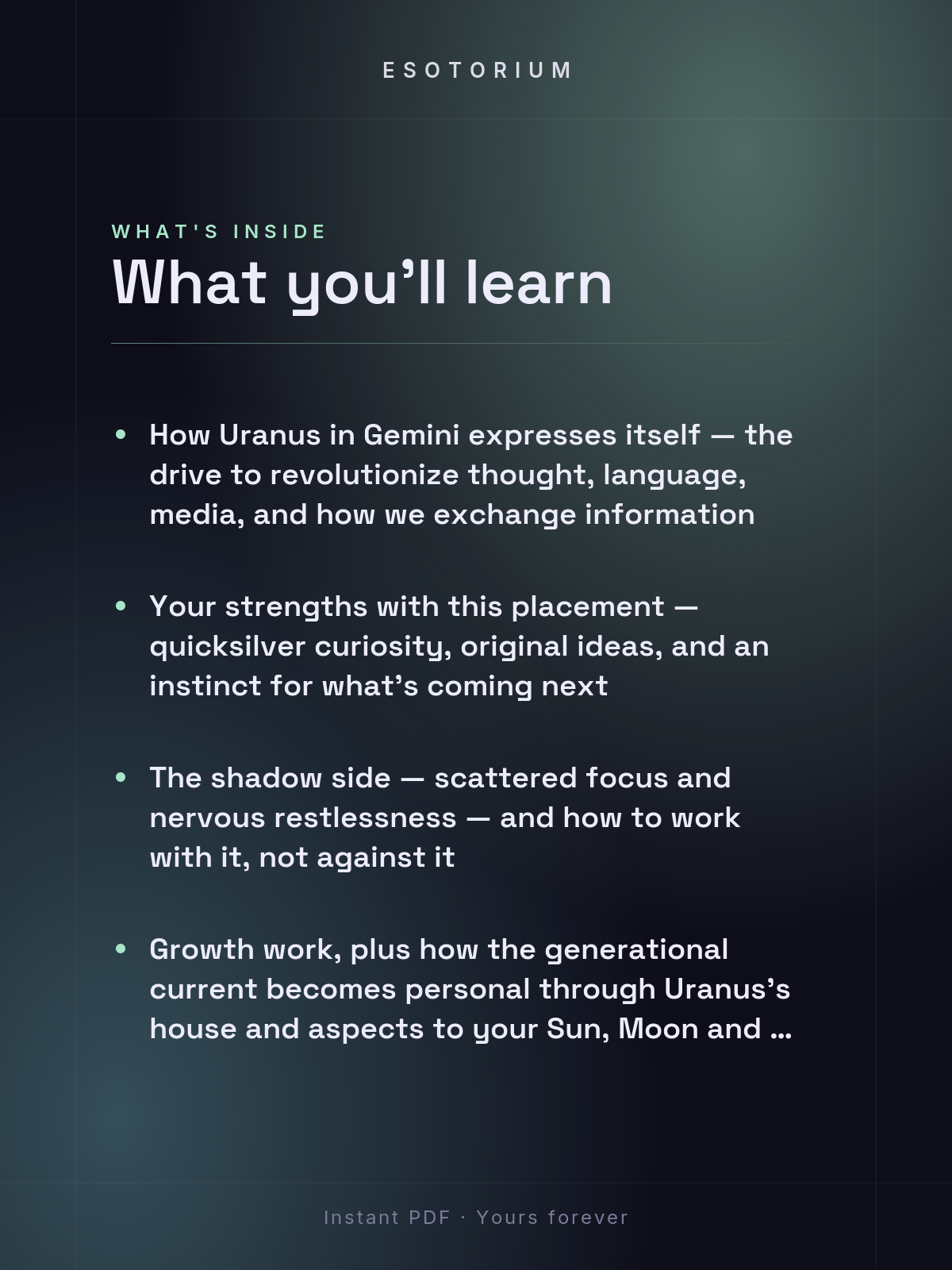 Uranus in Gemini — Meaning in Your Birth Chart — What's inside