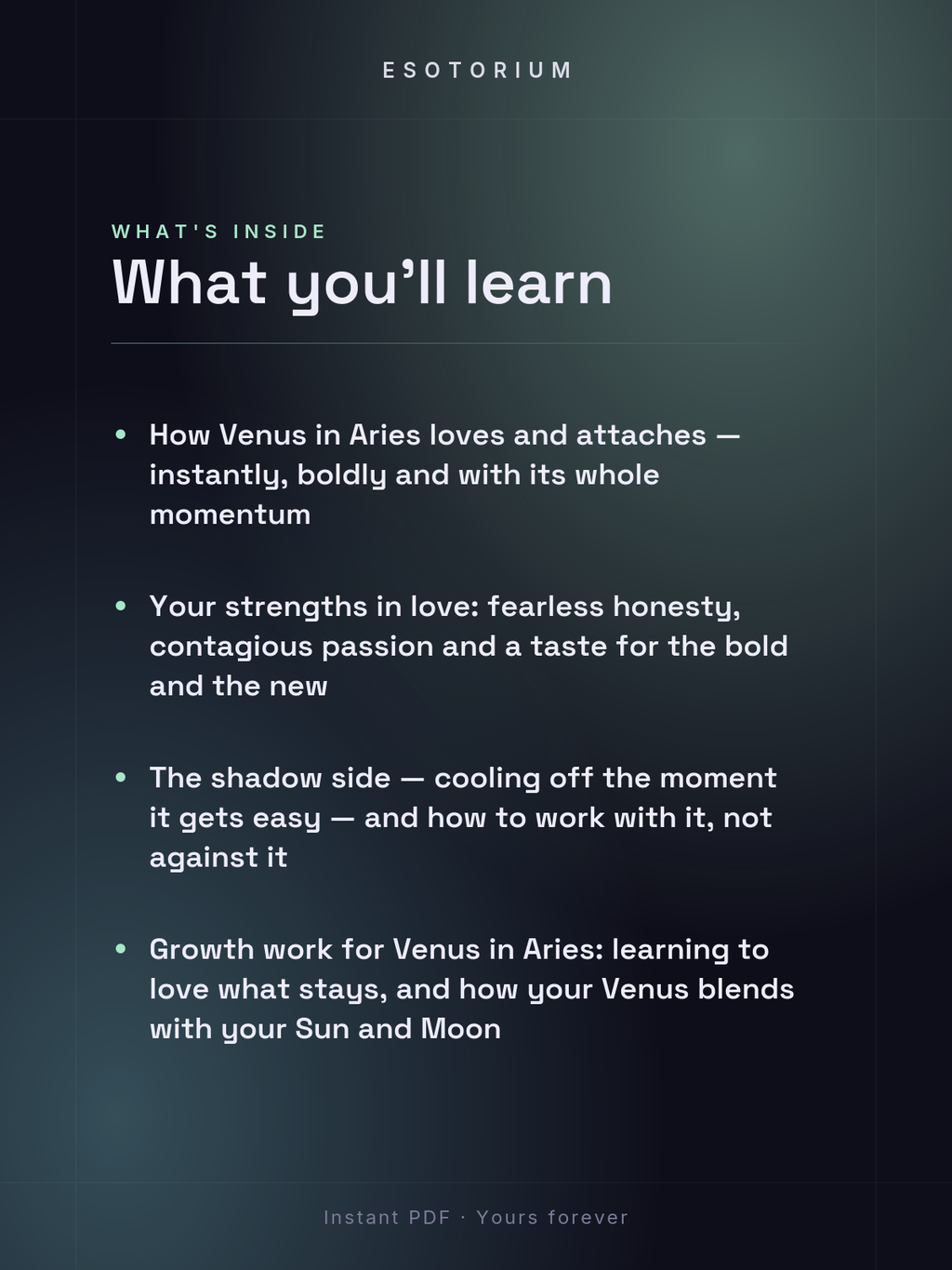 Venus in Aries — Meaning in Your Birth Chart — What's inside