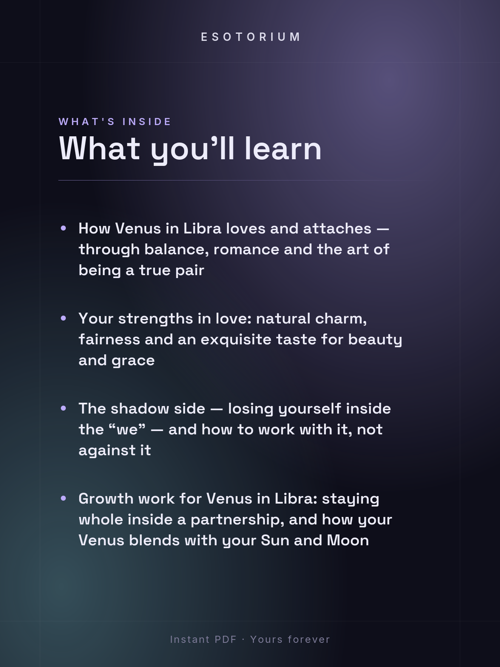 Venus in Libra — Meaning in Your Birth Chart — What's inside