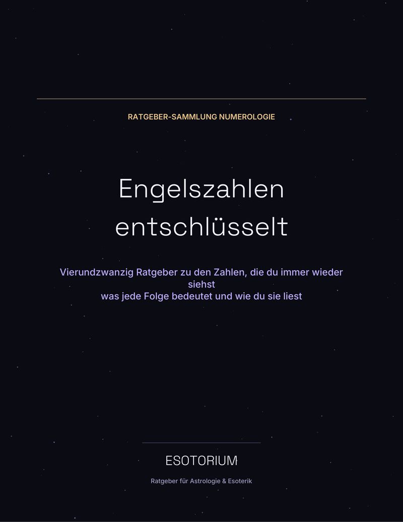 Deckblatt des Ratgeber-Pakets „Engelszahlen entschlüsselt“