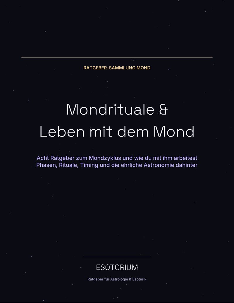 Deckblatt des Ratgeber-Pakets „Mondrituale & Leben mit dem Mond“