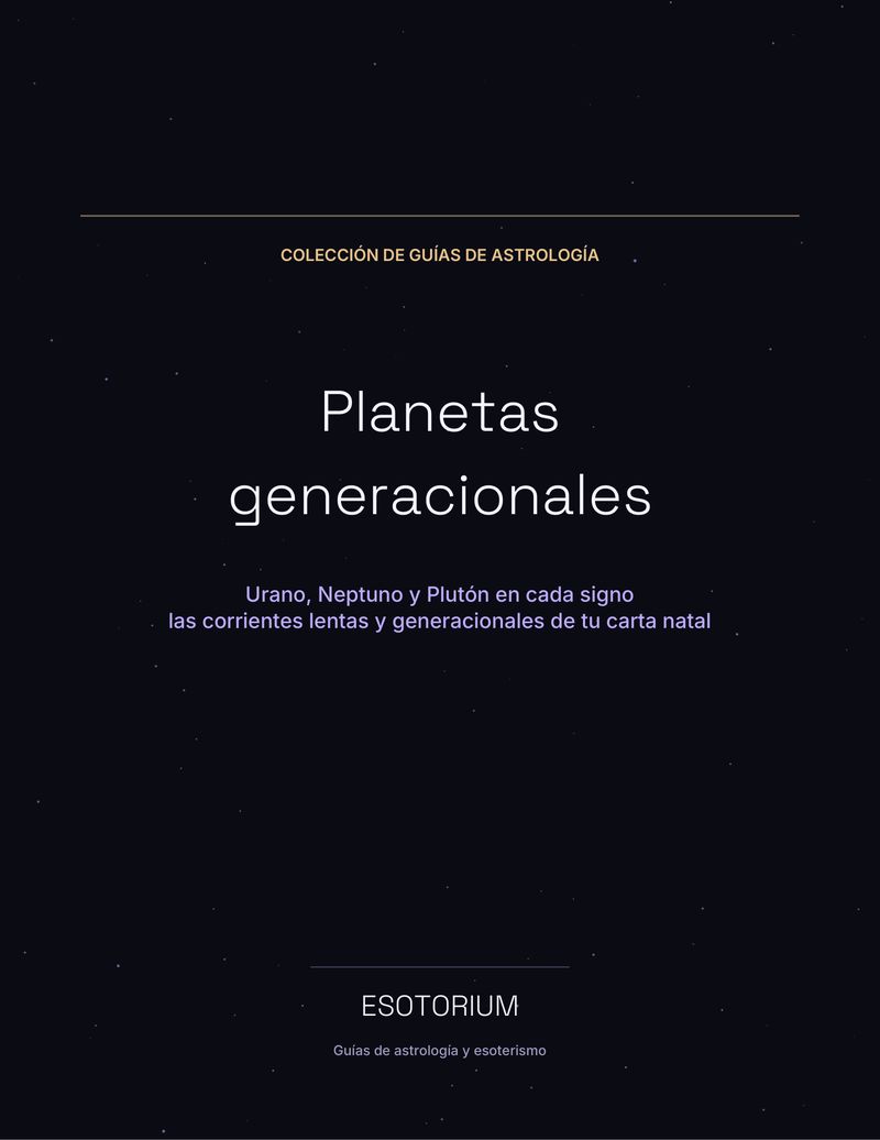 Portada del paquete de guías «Los planetas generacionales»