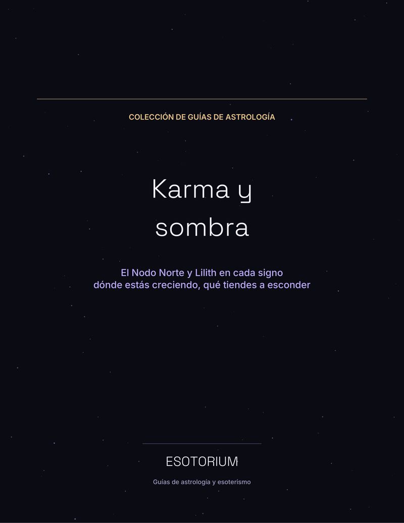 Portada del paquete de guías «Karma y sombra»
